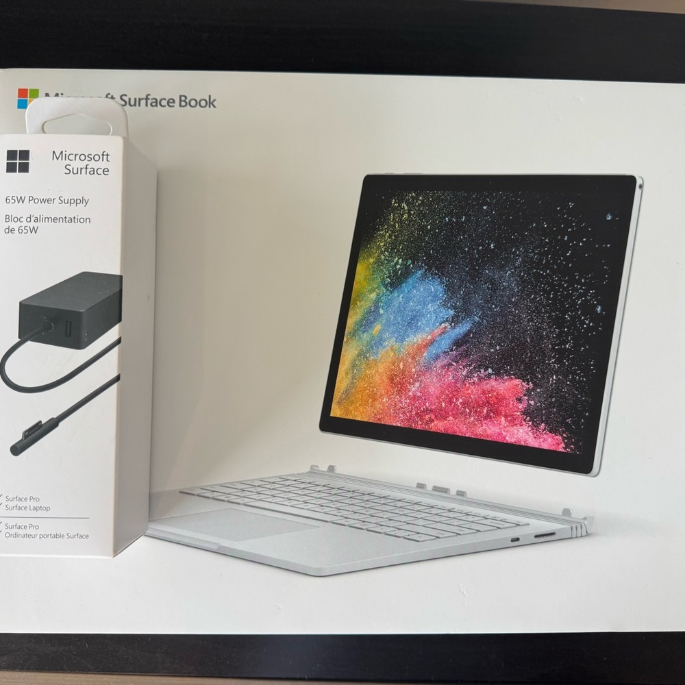 Microsoft Surface Book 2 — Intel i5, 8GB RAM, 238GB SSD